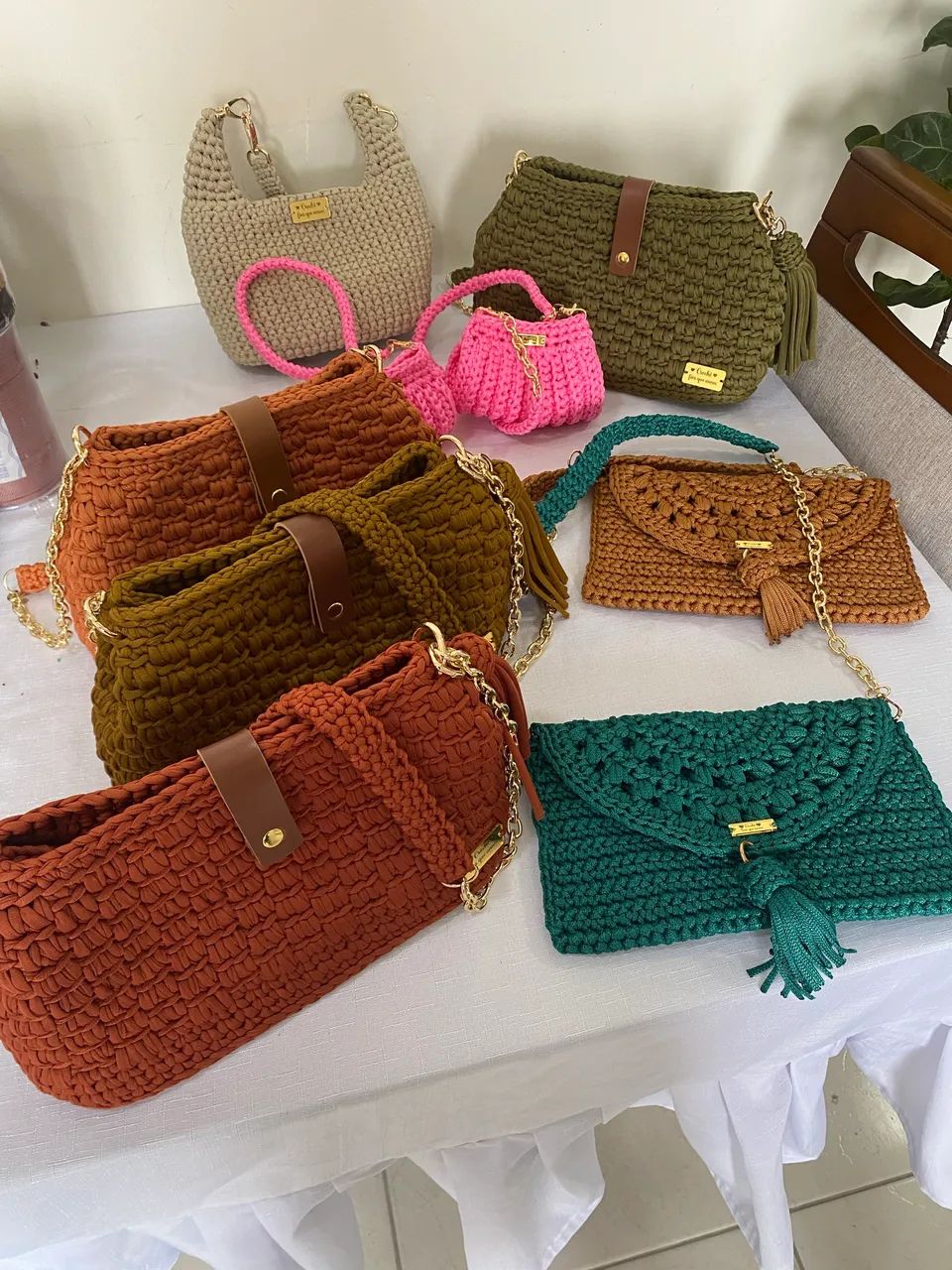 Bolsas de crochê  - Foto 3