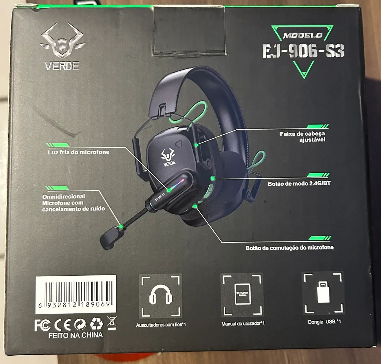 Headset Verde praticamente zerado  - Foto 2