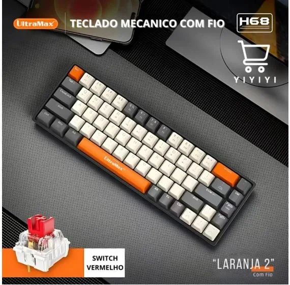 Teclado Gamer Iluminado, novo na caixa - * - Foto 5