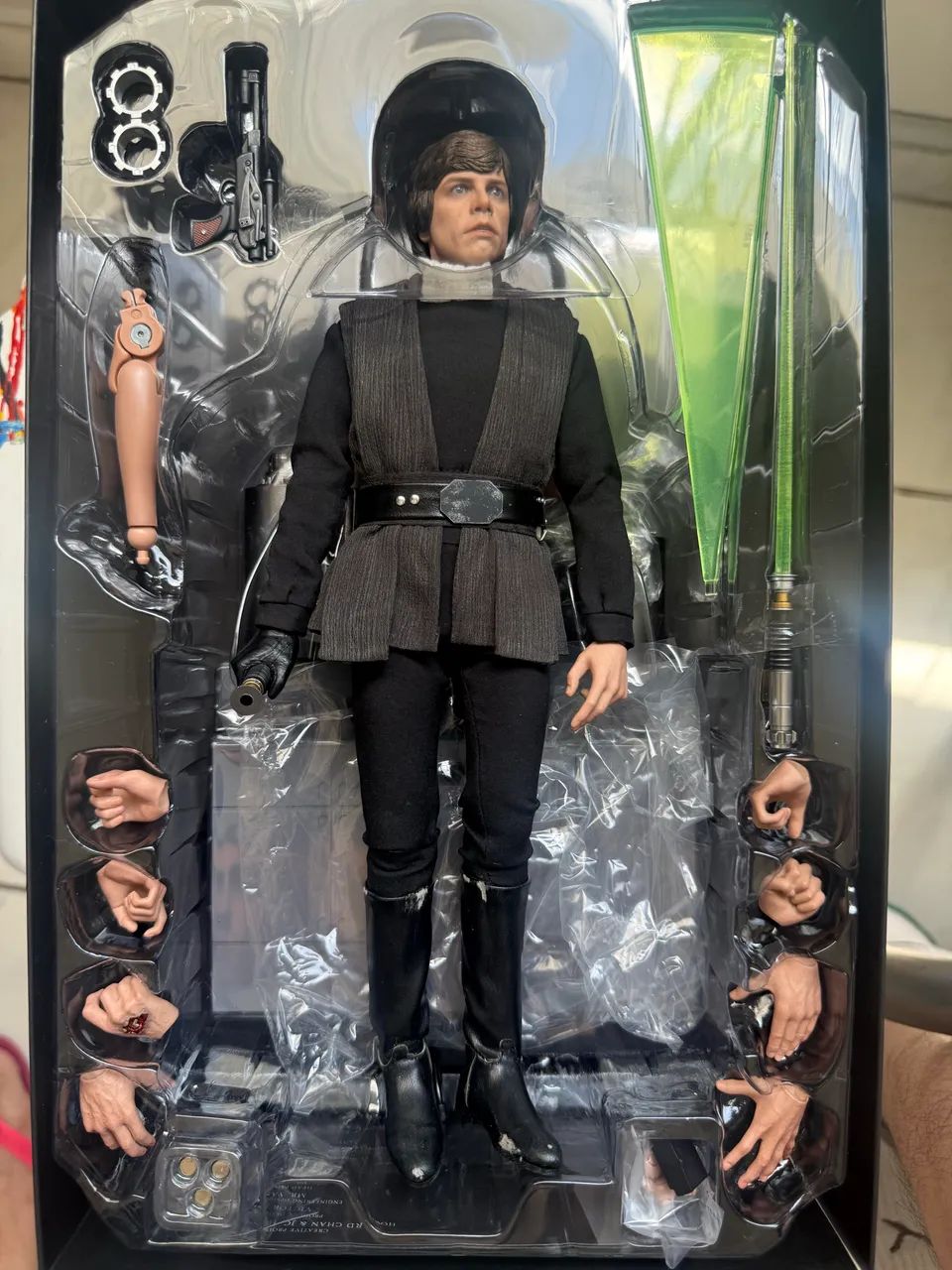 1/6  Hot Toys Luke Skywalker Star Wars Boneco (Usado) - Foto 2