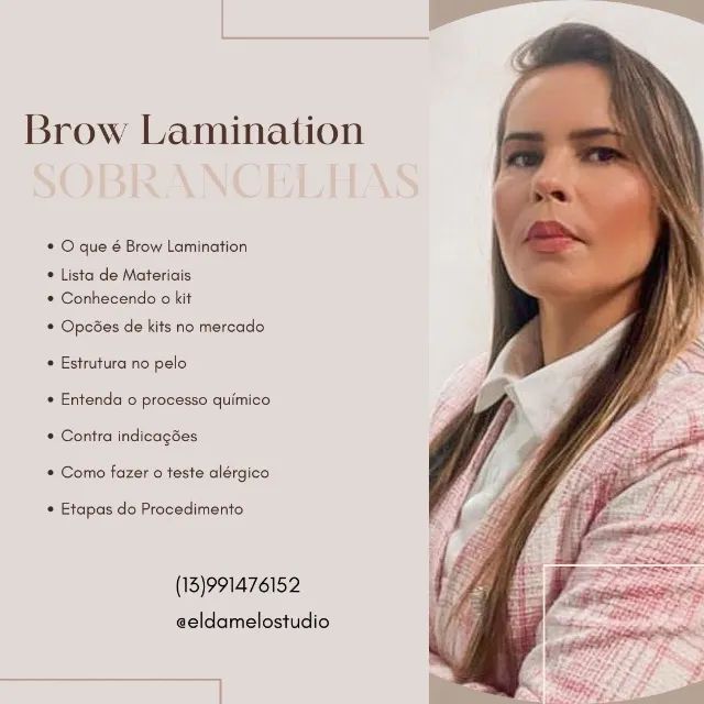 Curso de cílios, sobrancelhas e Brow lamination - Foto 2