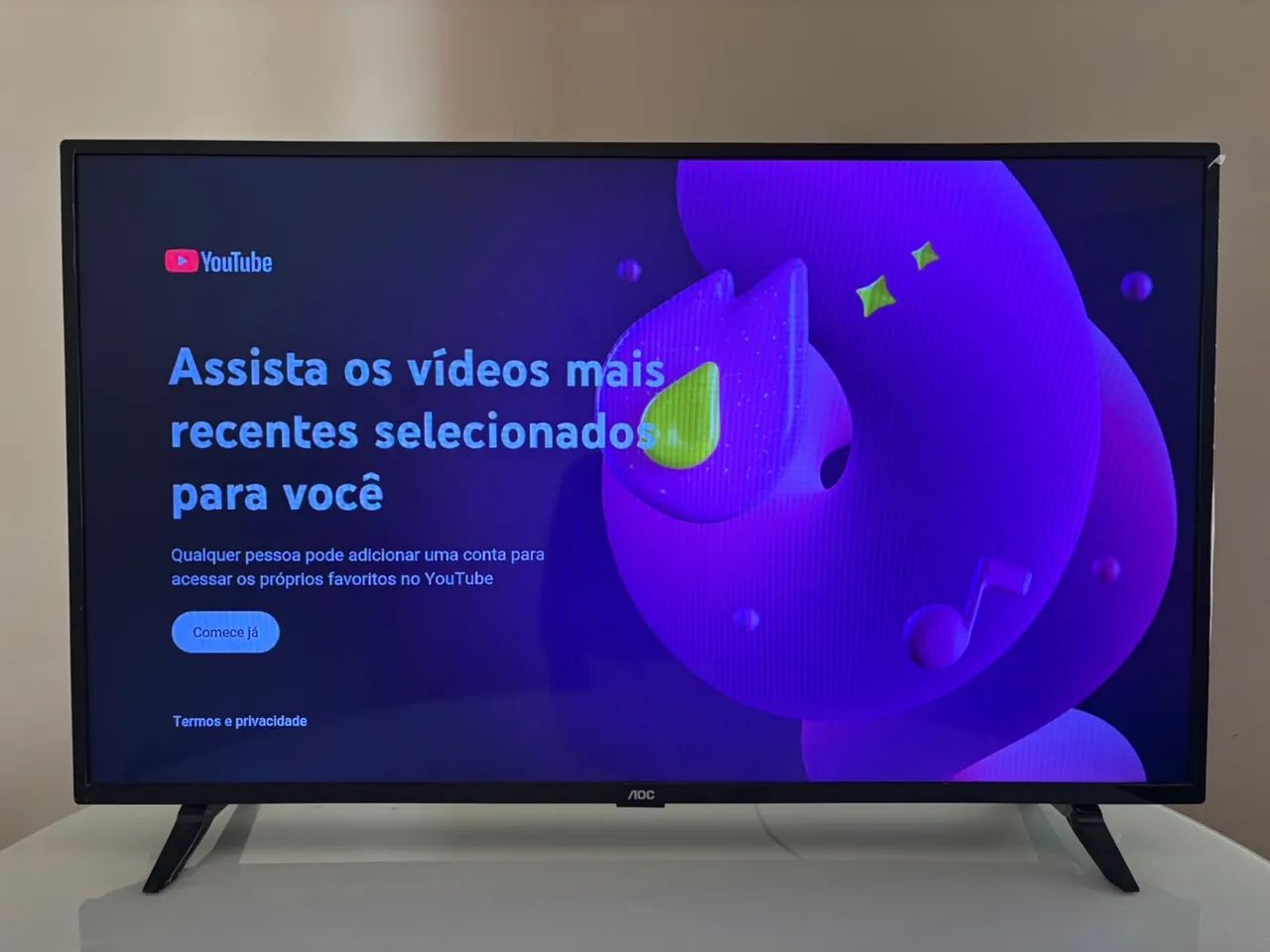 Smart tv Aoc 43 polegadas impecável  - Foto 4