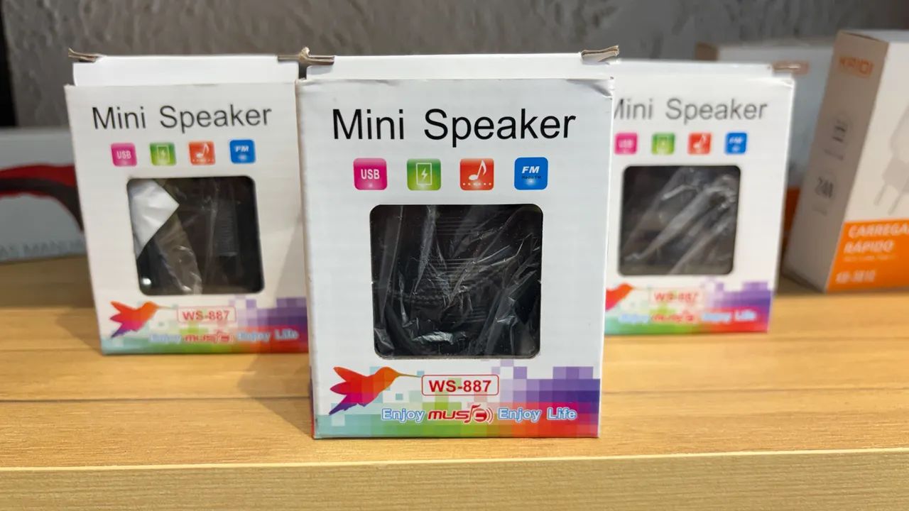 Mini caixinha de som Bluetooth/ Rádio Fm - Foto 3