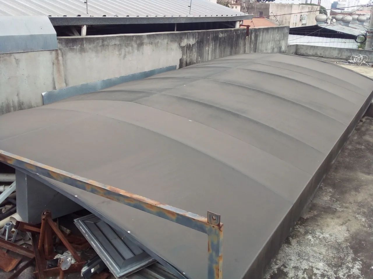 Toldo em lona preta 5,20x3,00 metros  - Foto 3