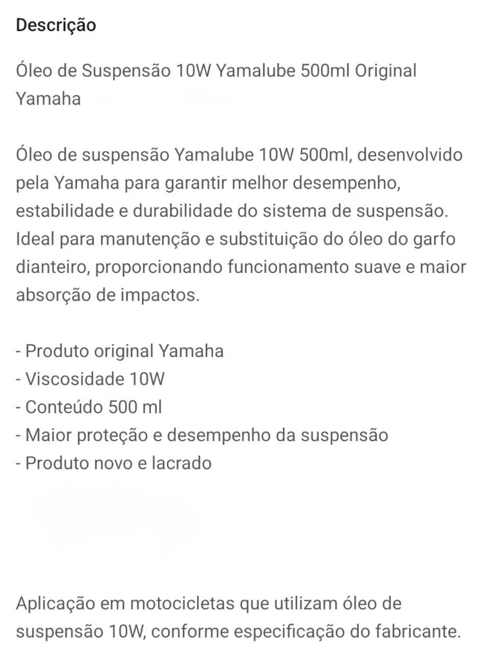 Óleo Yamalube 10w - Bengala - Foto 4