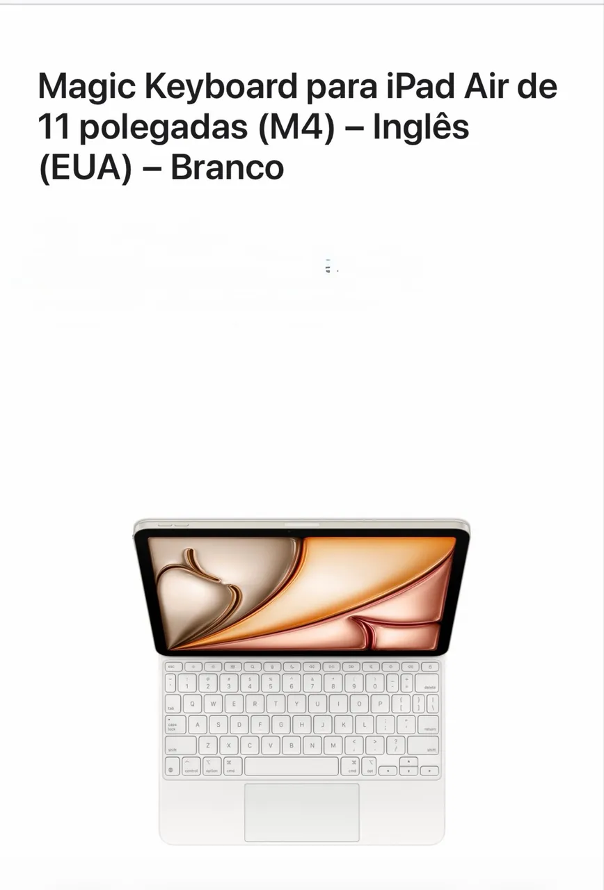TECLADO PARA IPAD MAGIC KEYBOARD ORIGINAL APPLE - Tablets e E