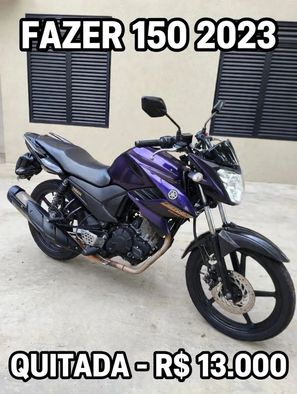 Fazer 150 2023 roxa bem conservada 
