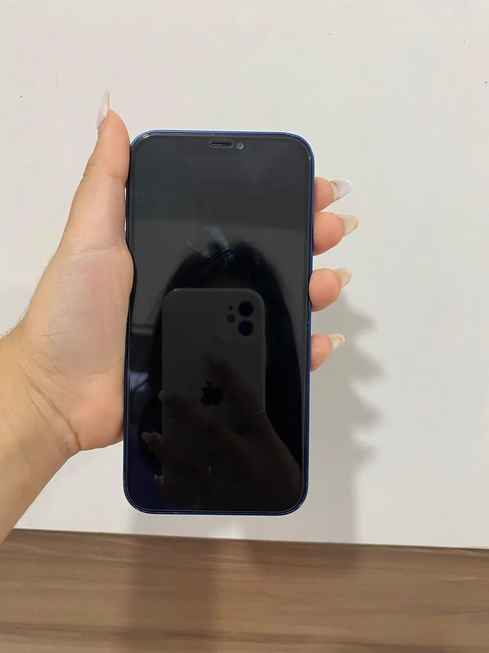 iPhone 12 64gb bateria 85% msg de tela e Face ID os demais