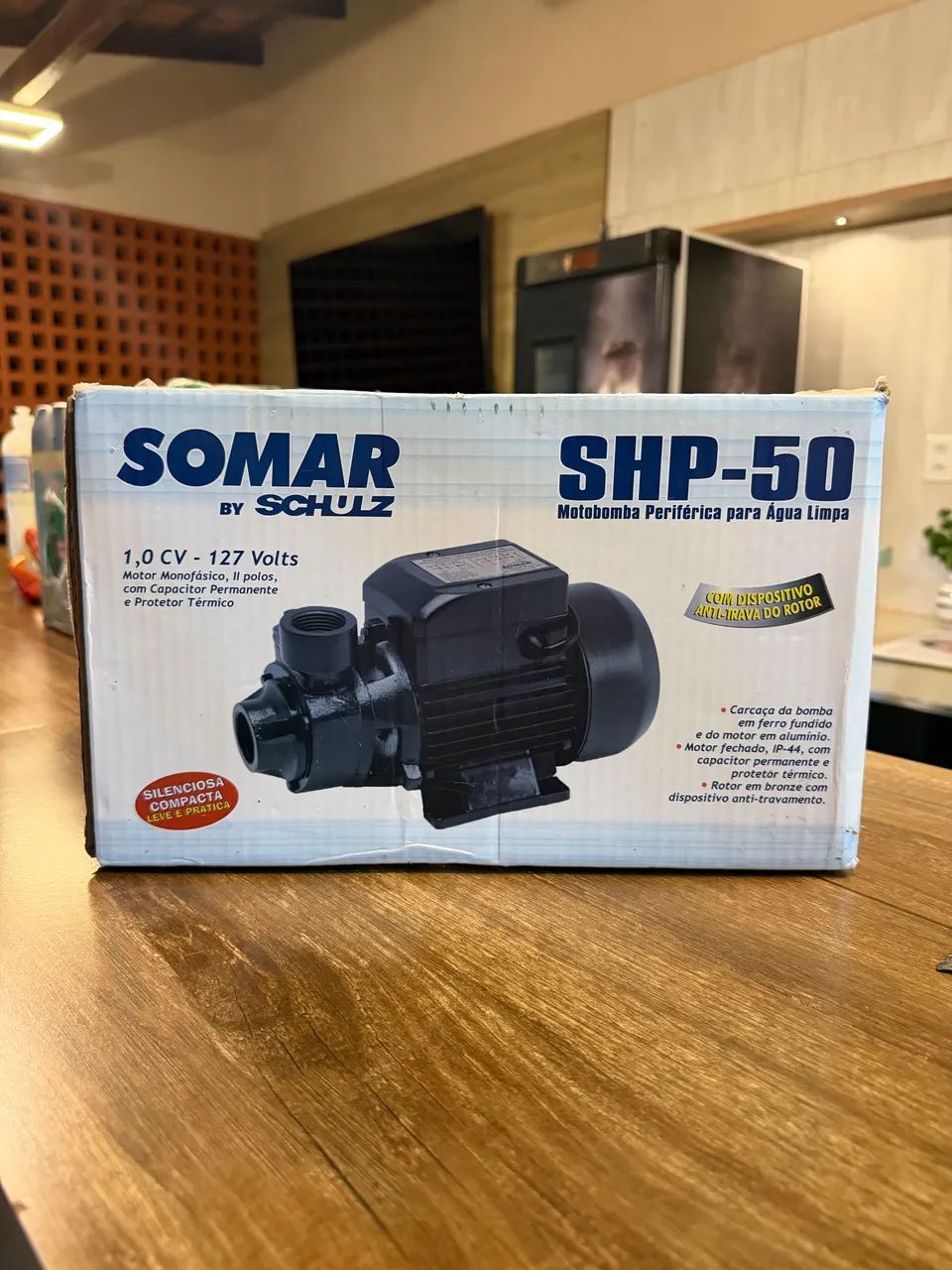 Schulz SHP-50 Peripheral Motor Pump, 1 HP, Brand New, 127 V