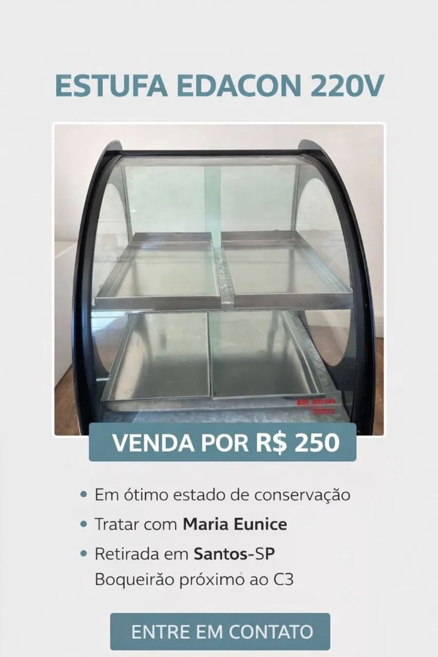 Estufa Edacon 220v