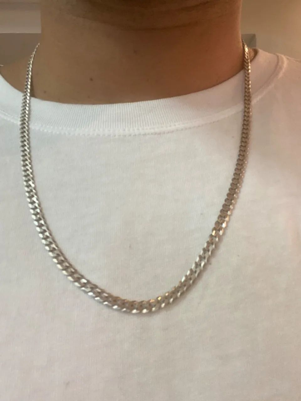 Corrente e pulseira prata  - Foto 5