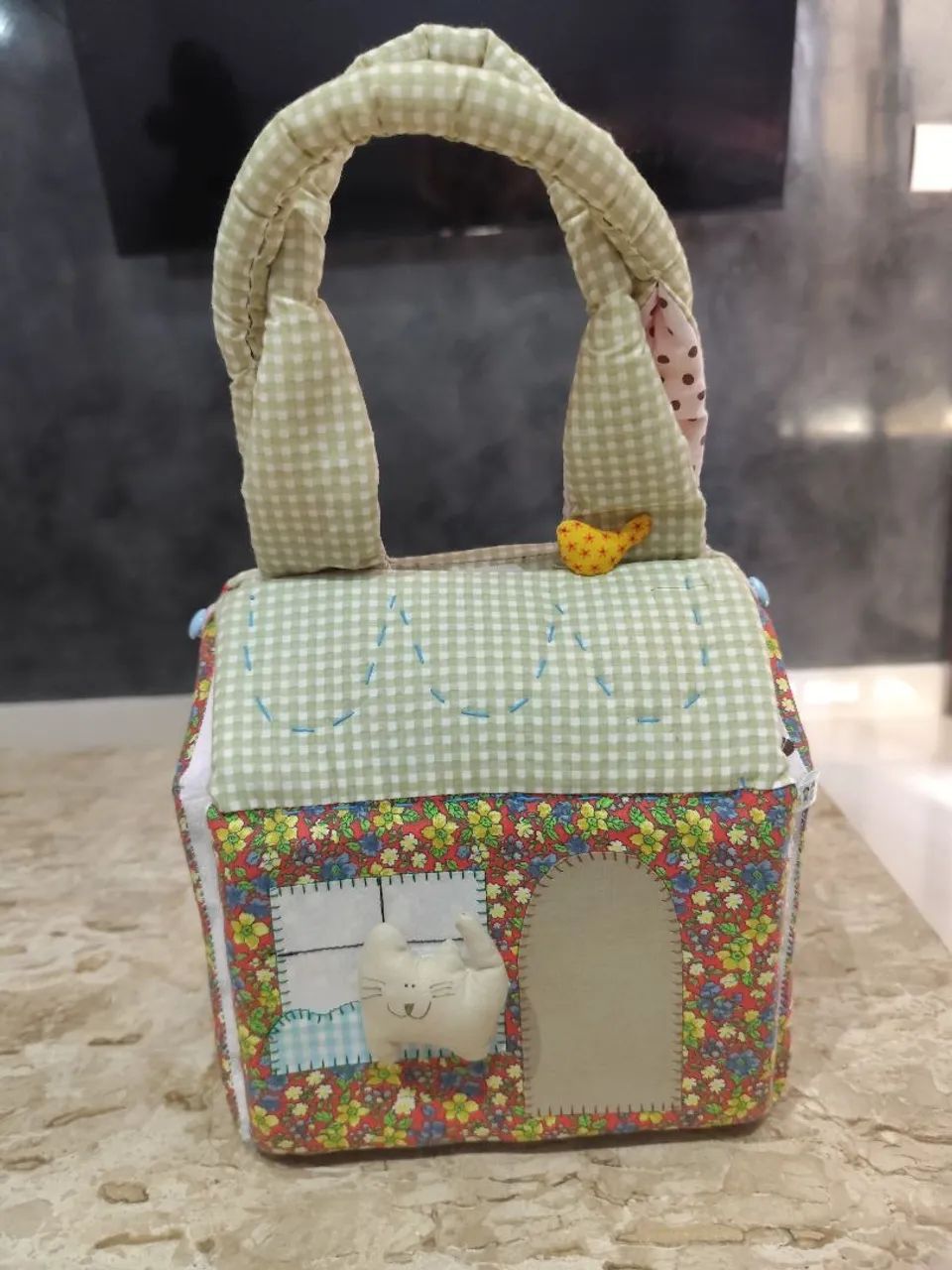 BOLSA ARTESANAL EM TECIDO (INFANTIL)