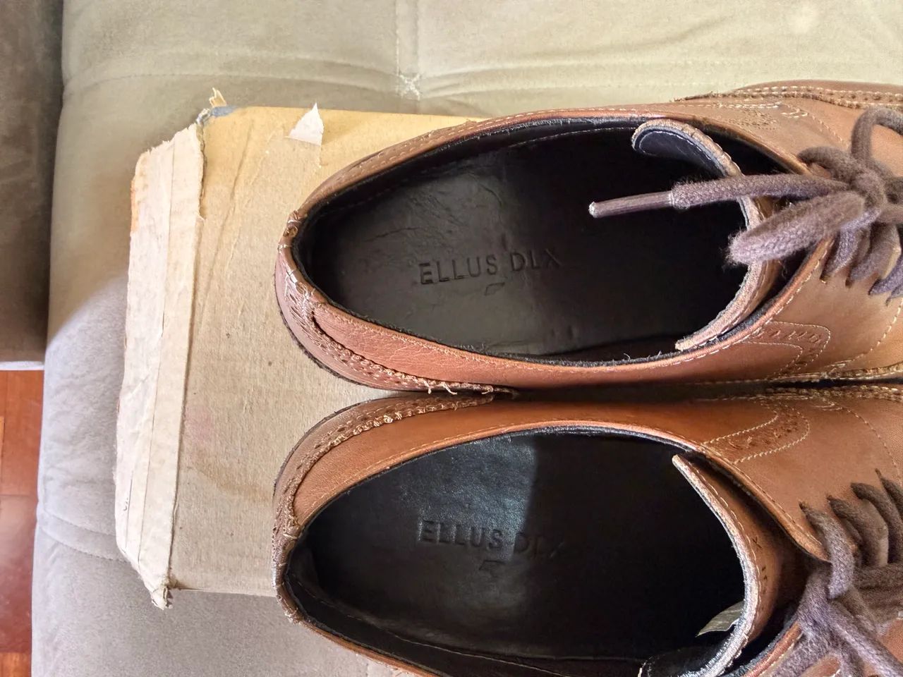 Sapato Ellus derby brogue Marrom - Foto 4