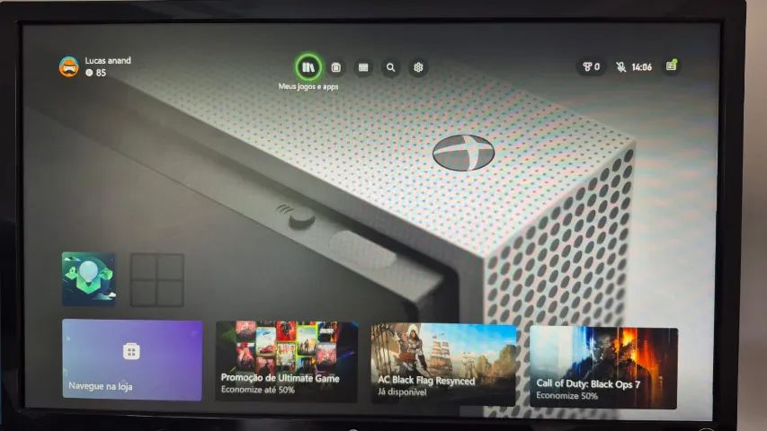 Console Xbox One S 1TB - Funcionando Perfeitamente + Cabos - Foto 5