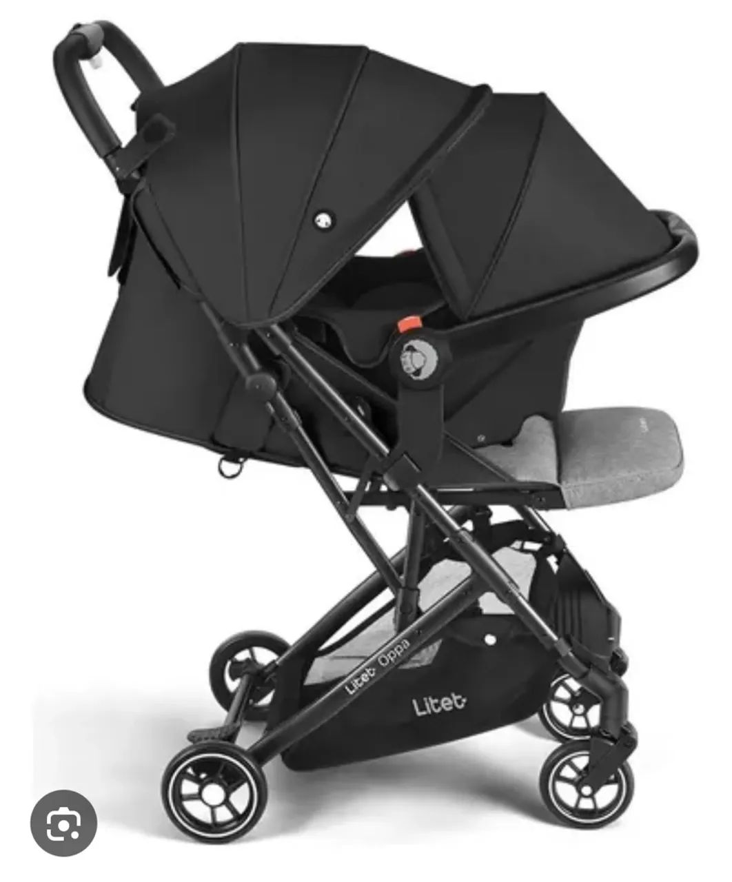carrinho de bebe e bebe conforto - Foto 2