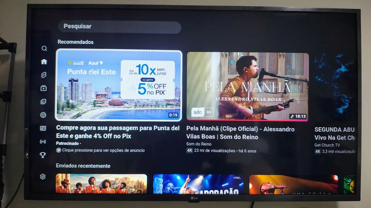 Smart TV LG 43" 43LR670PSA - Conservada e Rápida - Foto 2