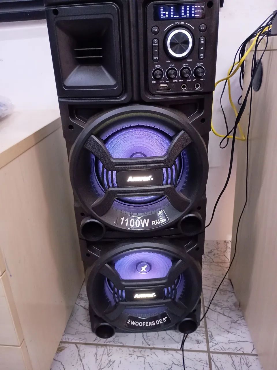 Caixa de som Amvox - 1.100 whats RMS - Foto 3