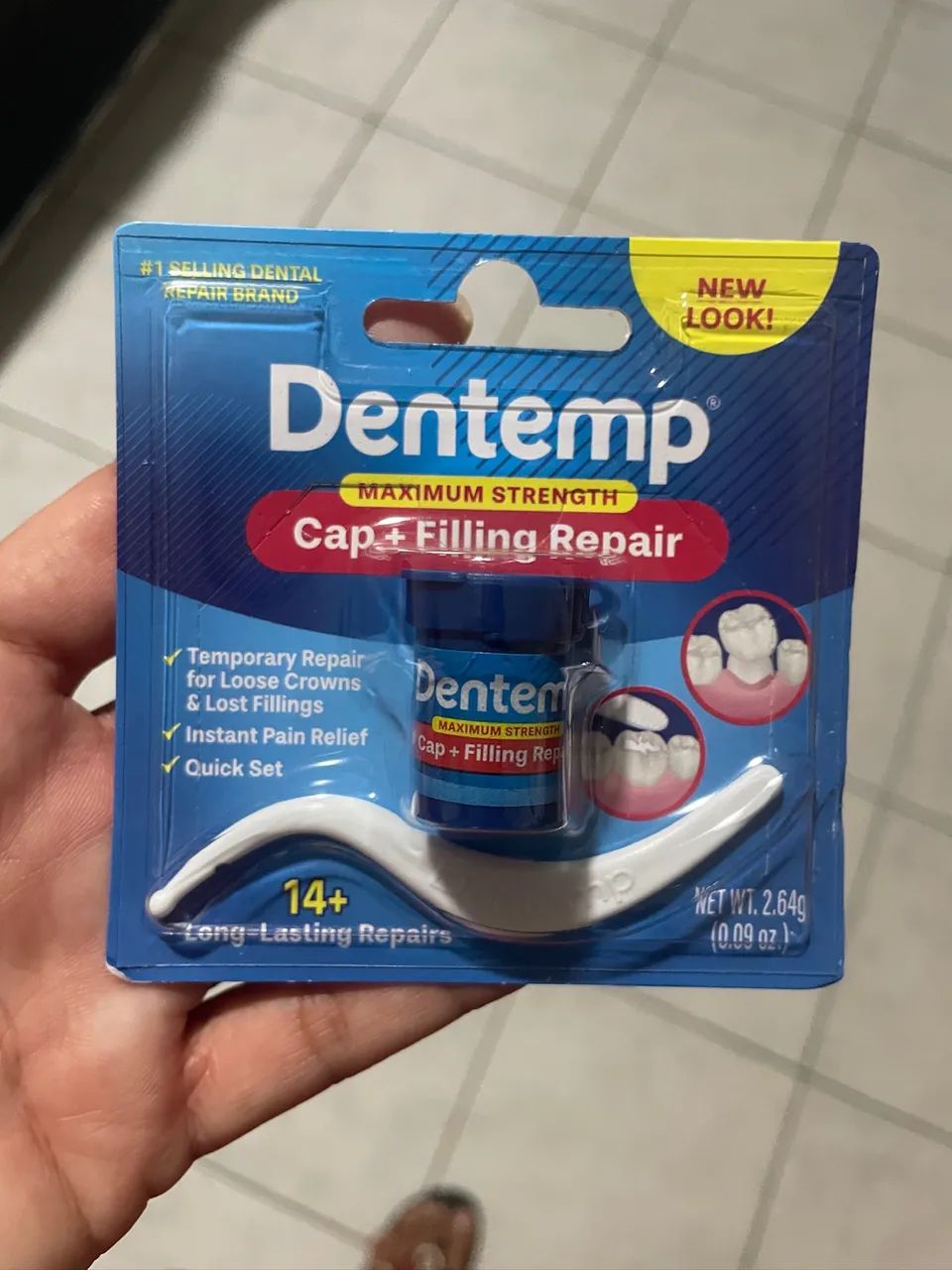 Restauração temporária Dente