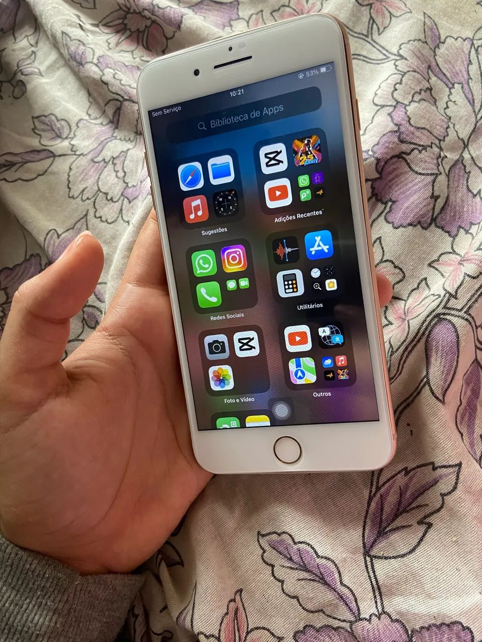 iPhone 8plus 64gb com defeito no Wi-Fi e no botão touch   - Foto 2