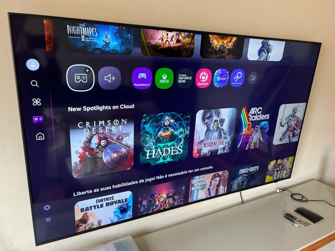 Smart TV Samsung 65 polegadas Crystal 4K