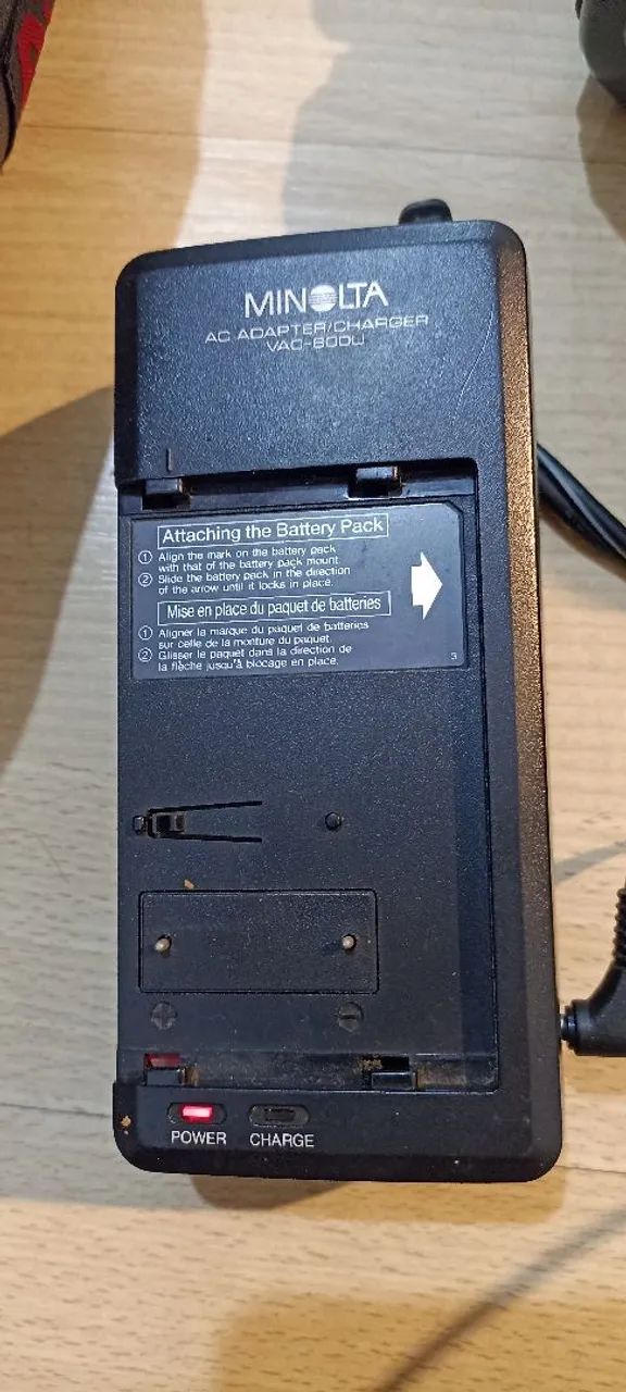 filmadora VHS-C vintage Minolta Master C-606 - Foto 4