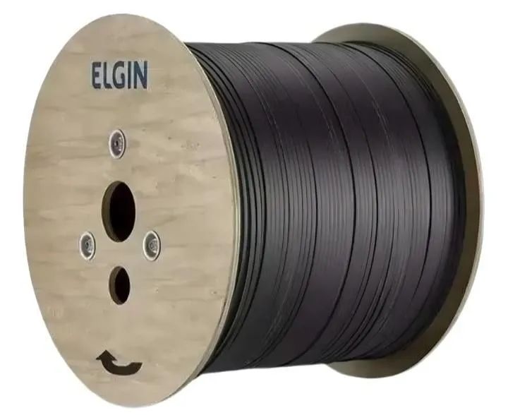 Fibra Drop óptica 1km 1via ELGIN provedor 