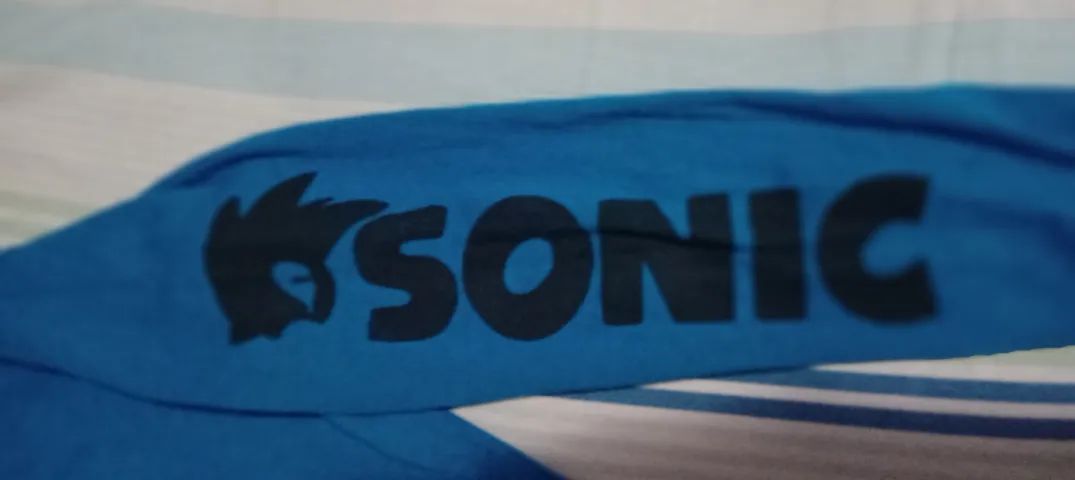 Blusa manga longa,azul,tamanho 12 [SONIC] - Foto 3