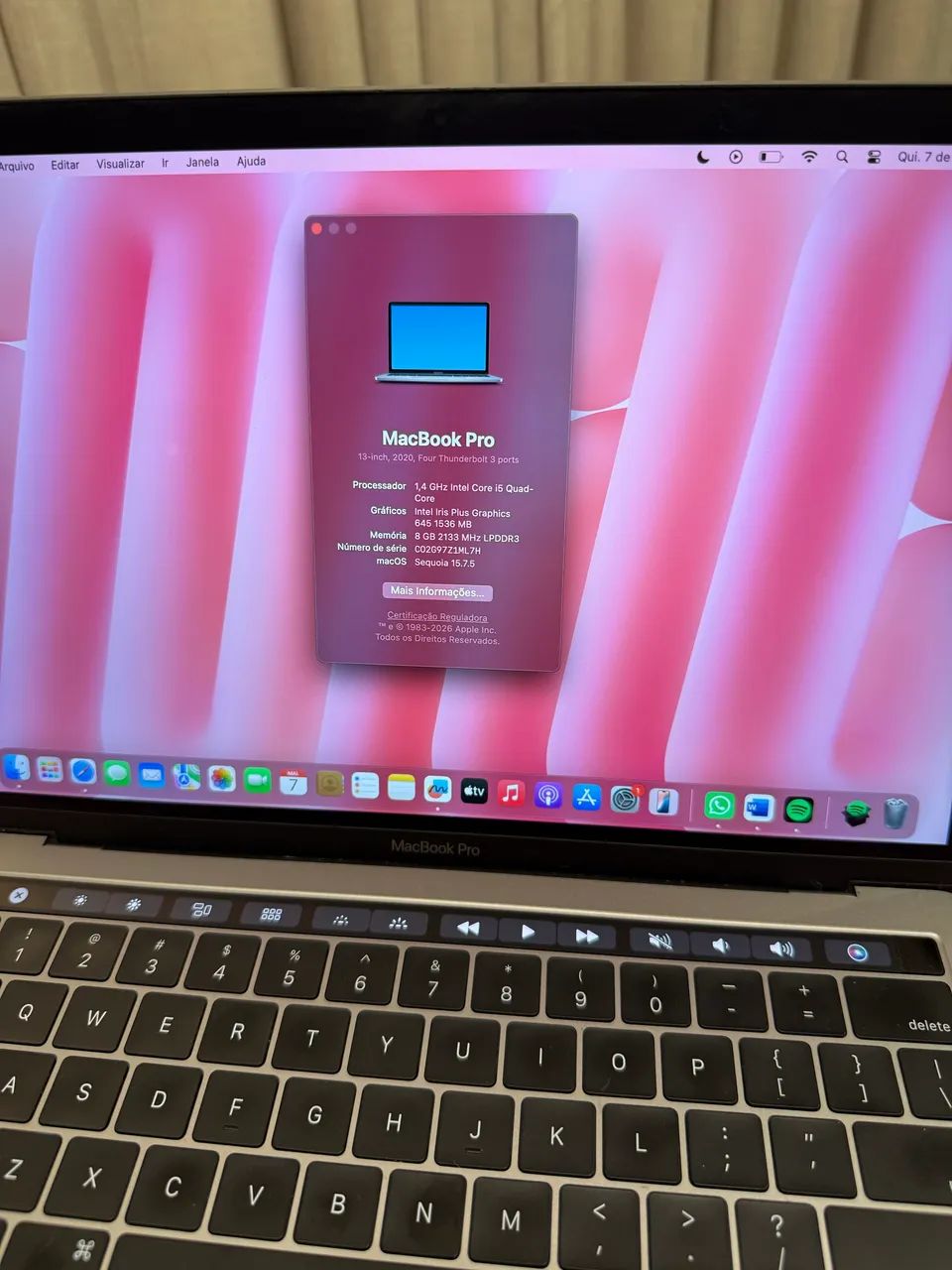 MacBook Pro 13? 2020 ? Intel i5 | 8GB RAM | 256GB SSD - Notebooks