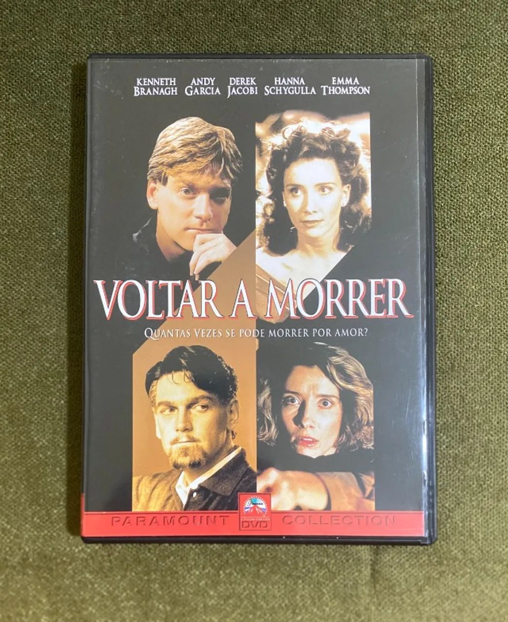DVD Voltar a Morrer (Com Kenneth Branagh, Emma Thompson e Andy Garcia-1991)