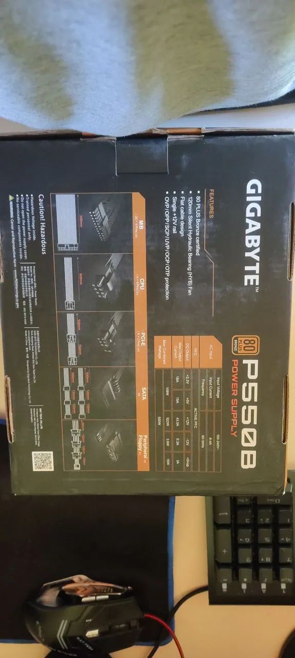 Fonte ATX 550W REAL GIGABYTE  - Foto 2