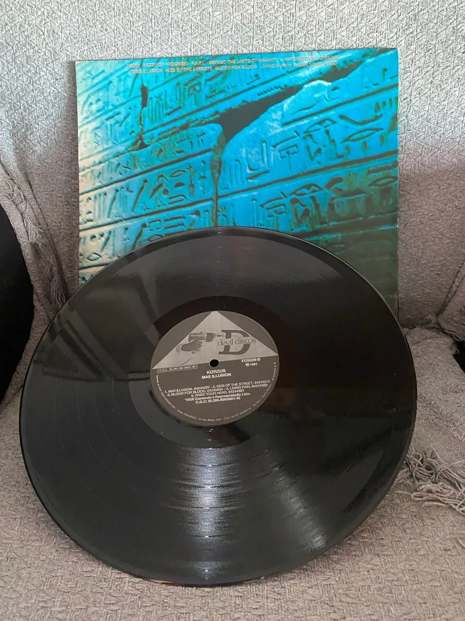 Korzus Mass Illusion LP Vinil Disco - Foto 2