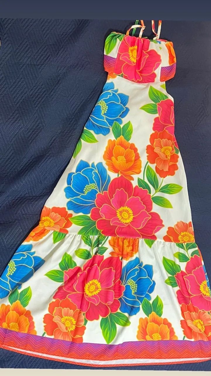 Vestido tropical