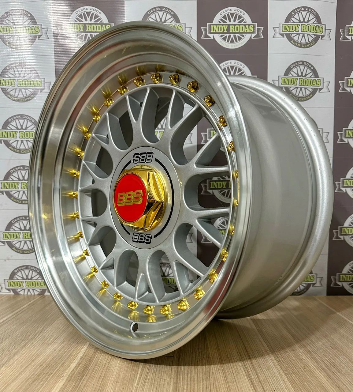 Jg Roda YKW Bbs Lm Aro 15 Tala 8 4x100 5x100 Borda - Peças para