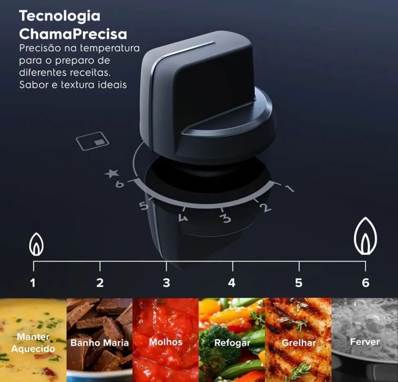 Cooktop Electrolux 4 Bocas KE4GC Preto - Novo Lacrado - Foto 6