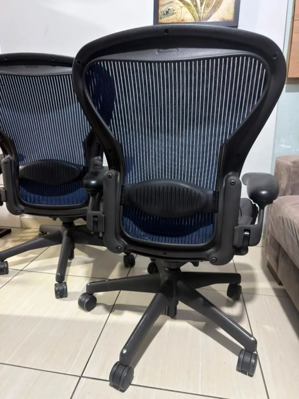 Cadeira Herman Miller Aeron Clássica B Semi Completa - Foto 4