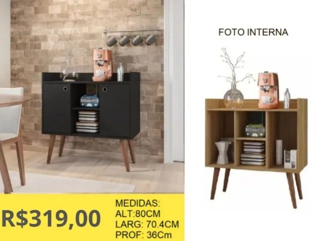 APARADOR BUFFET A PRONTA-ENTREGA  - Foto 3