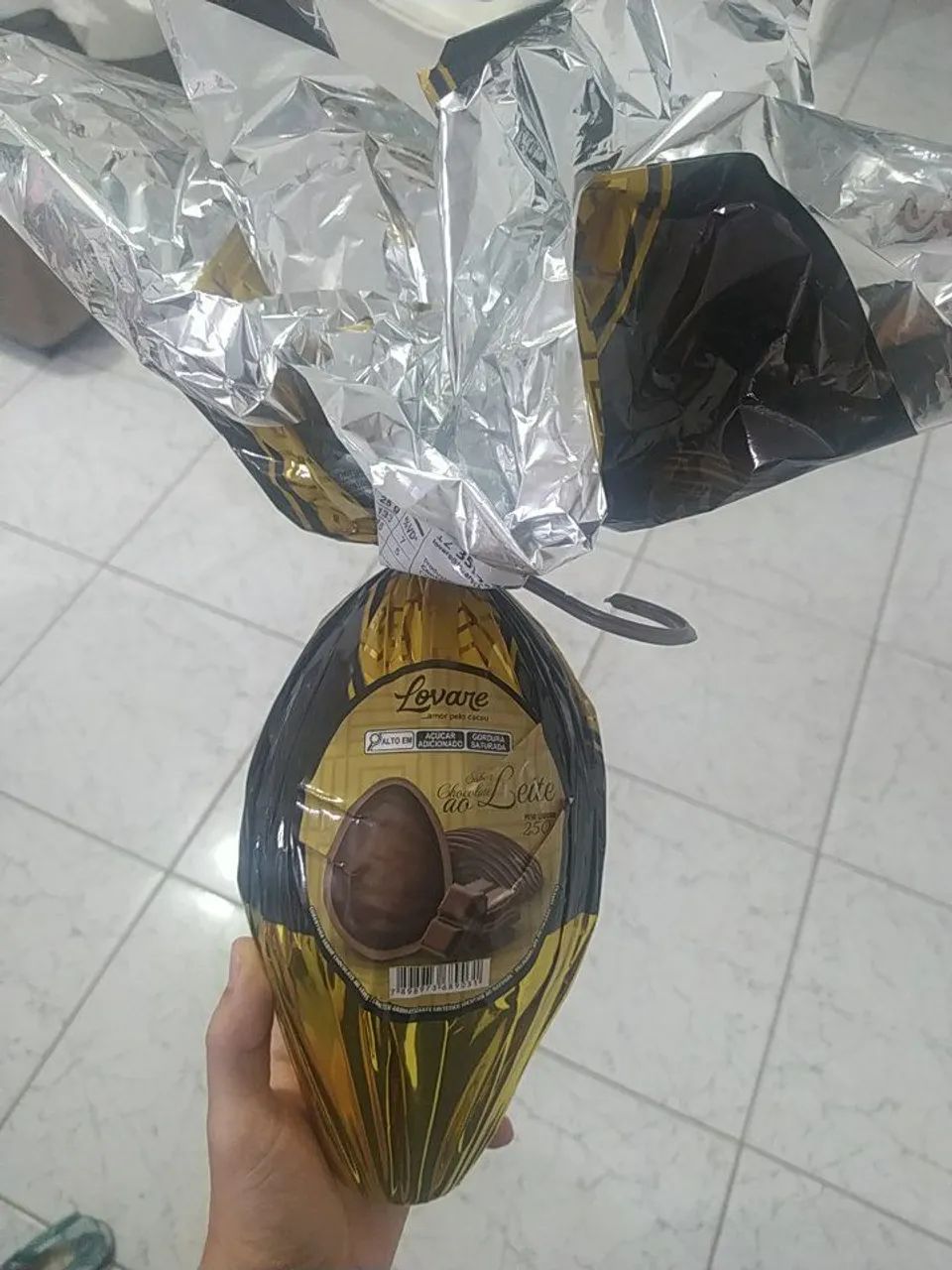 Ovo de Páscoa Lovare 250g