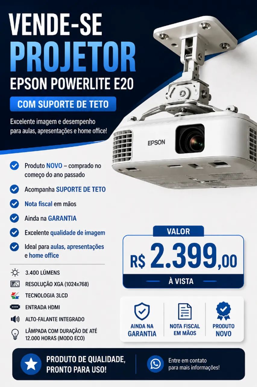 Retroprojetor (Oportunidade) 