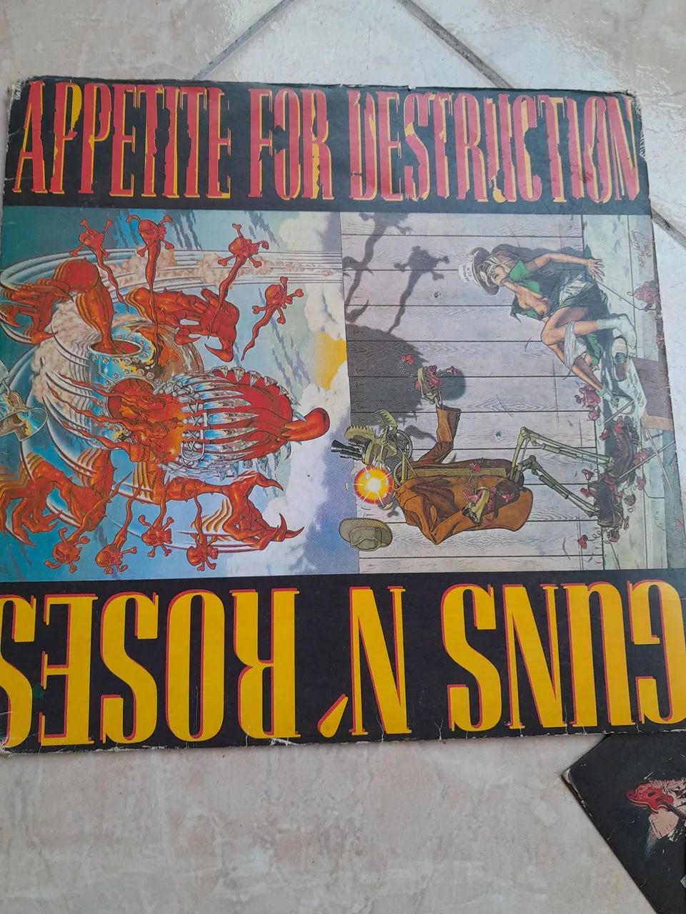 LP Guns N Roses - Appetite For Destruction - Disco de Vinil - Ótimo Estado