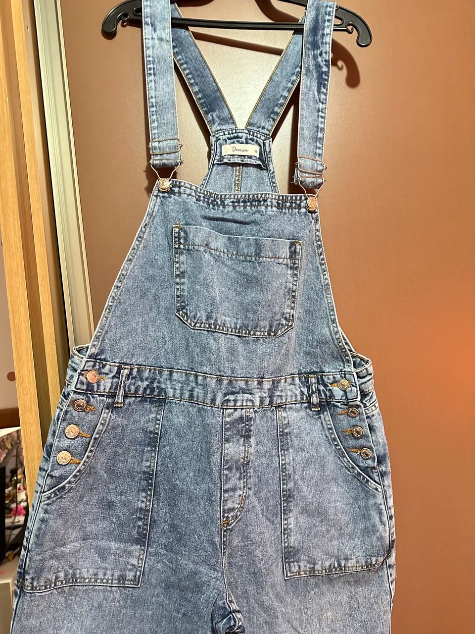 Vende-se | Macacão Jeans Unissex - Foto 2