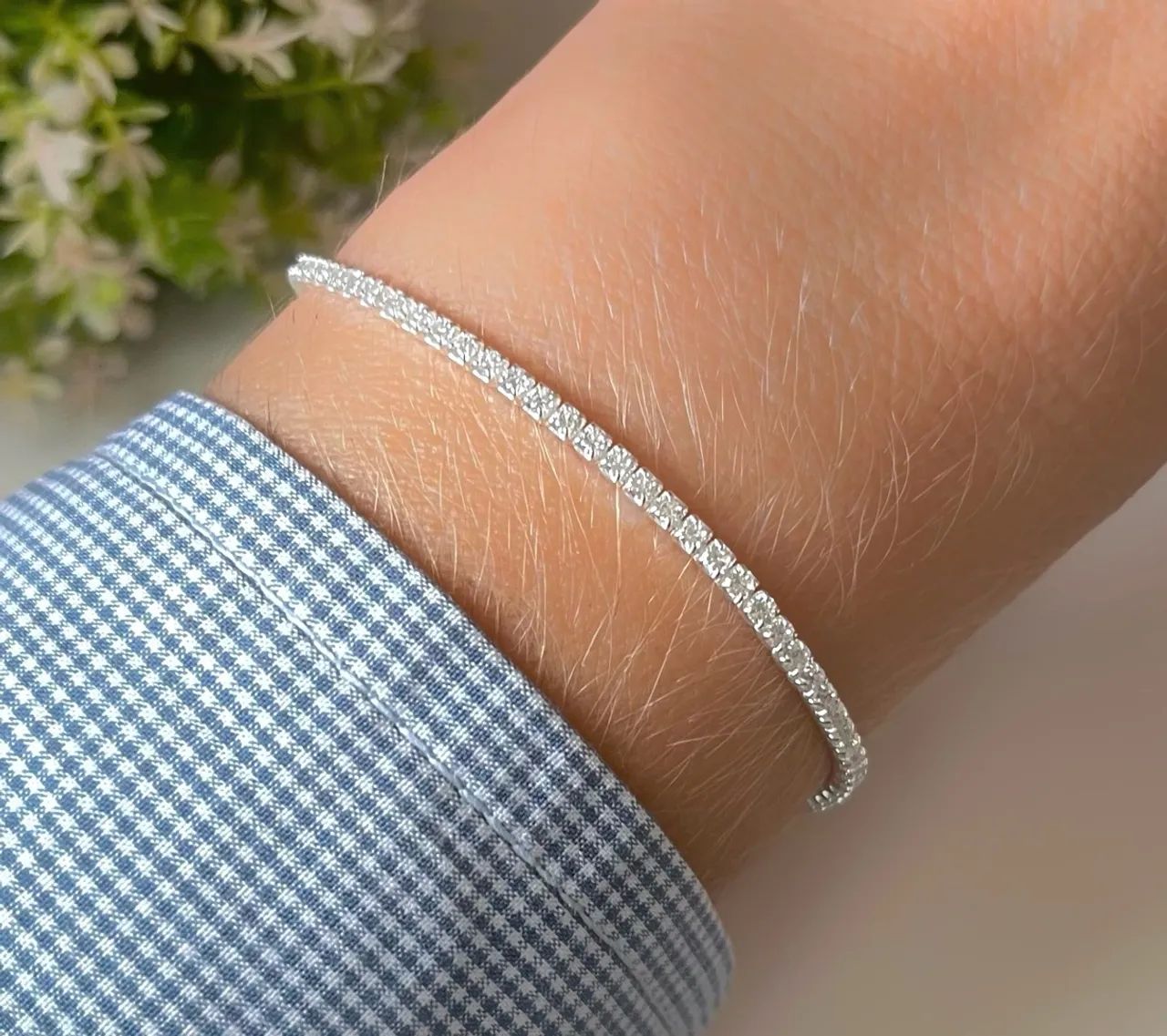 Pulseira Riviera de Prata 925