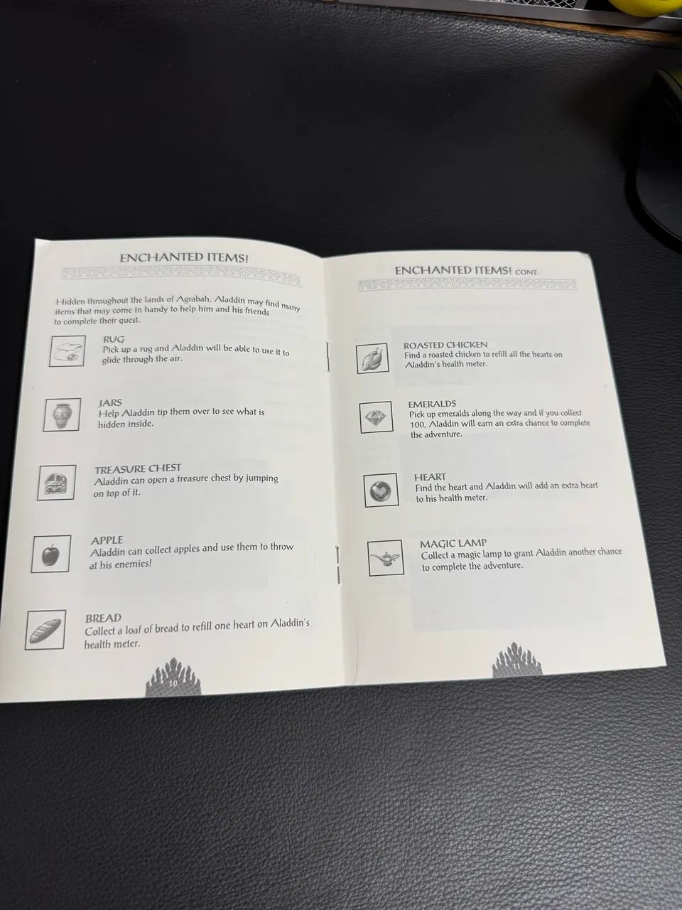 Manual Aladdin Original Super Nintendo - Foto 3