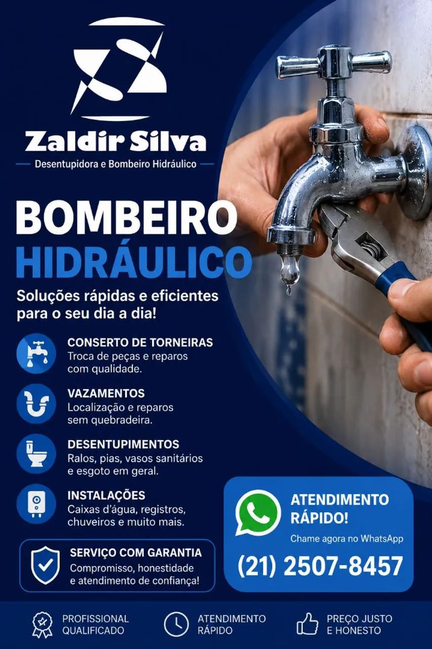 Bombeiro Hidráulico 24h 
