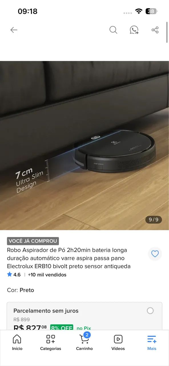 Aspirador ROBÔ - ELECTROLUX - Foto 5