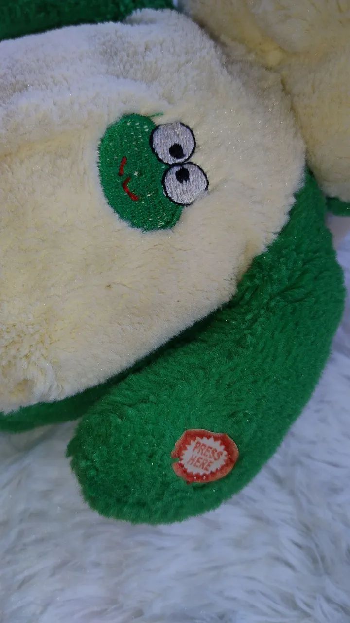 Sapo de pelúcia macia e Musical  - Foto 5