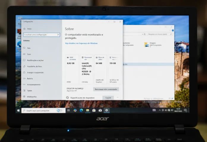 Notebook Acer Aspire E15 | 8GB RAM | SSD 120GB | Bateria Nova | Mouse Incluso