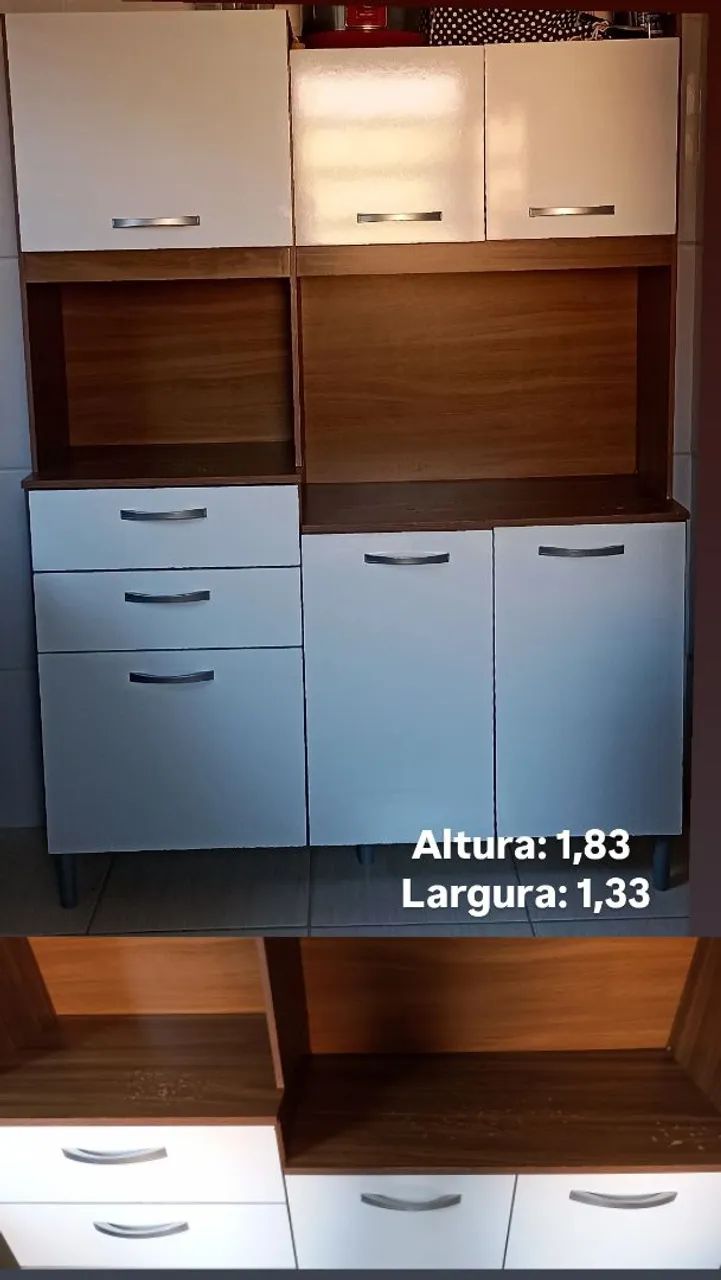 Vendo armários usados 