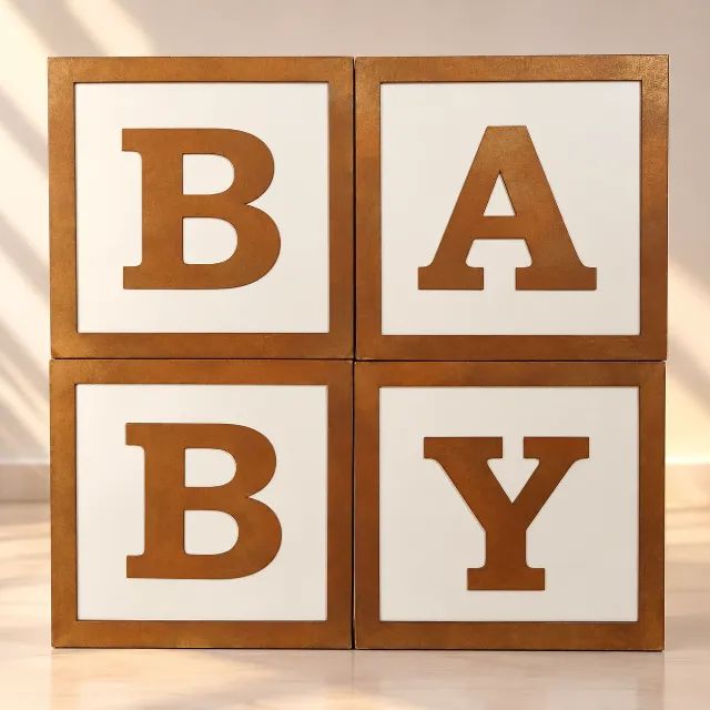 Conjunto 4 Quadros Decorativos BABY 