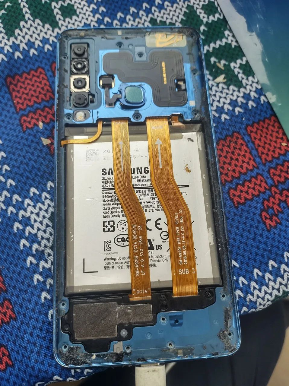 Celular Samsung A9 2018 peças  - Foto 4