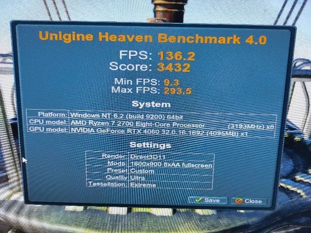 RTX 4060 WINDFORCE OC 8G GIGABYTE ( COM DETALHE) - Foto 4